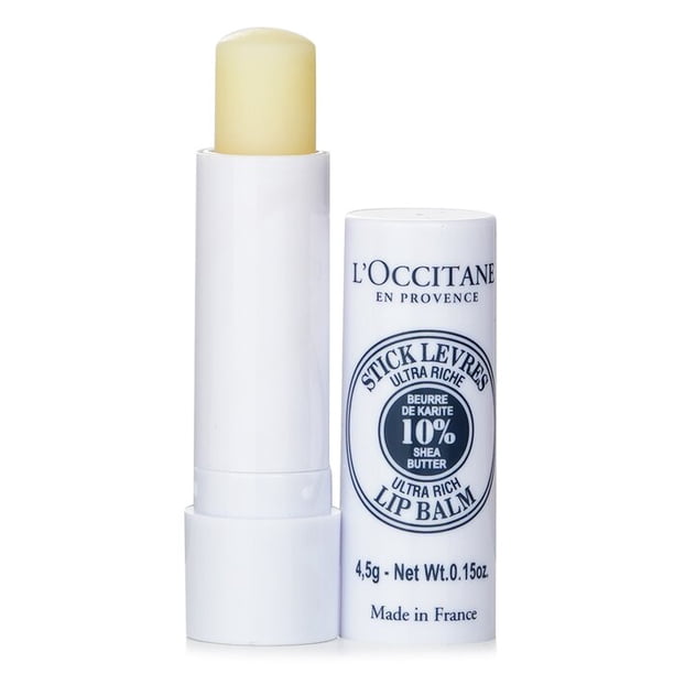 Bálsamo labial en barra L'Occitane con manteca de karité suavizante e hidratante