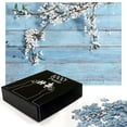 thumbnail image 3 of Ambesonne Rustic Jigsaw Puzzle, Spring Flowers Branches, Heirloom-Quality Fun Activity for Family Durable Cardboard, 1000 pcs, White Pale Blue, 3 of 6
