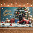 thumbnail image 2 of Forest Green Trees Merry Christmas Holiday Banner Decorative Design for Party Celebration,Indoor Decoration,Event Decoration, 2 of 9