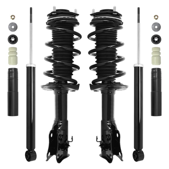 Front & Rear Complete Strut Assembly Shock Kit Compatible for 2006-2011 Honda Civic