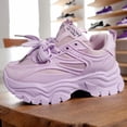 thumbnail image 4 of Zapatos Casuales para Papá Deporte Gruesas Cómodas Correr Mujer, 4 of 8