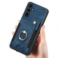 thumbnail image 6 of Allytech Galaxy A54 5G Case Wallet, RFID Blocking Multiple Cards Slots Ring Holder Stand Shockproof Protective Hand Wrist Wallet Case Cover for Samsung Galaxy A54 5G - Blue, 6 of 11