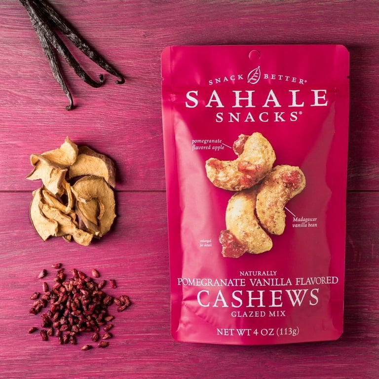 2 pack) Sahale Snacks Glazed Mix of Naturally Pomegranate Vanilla