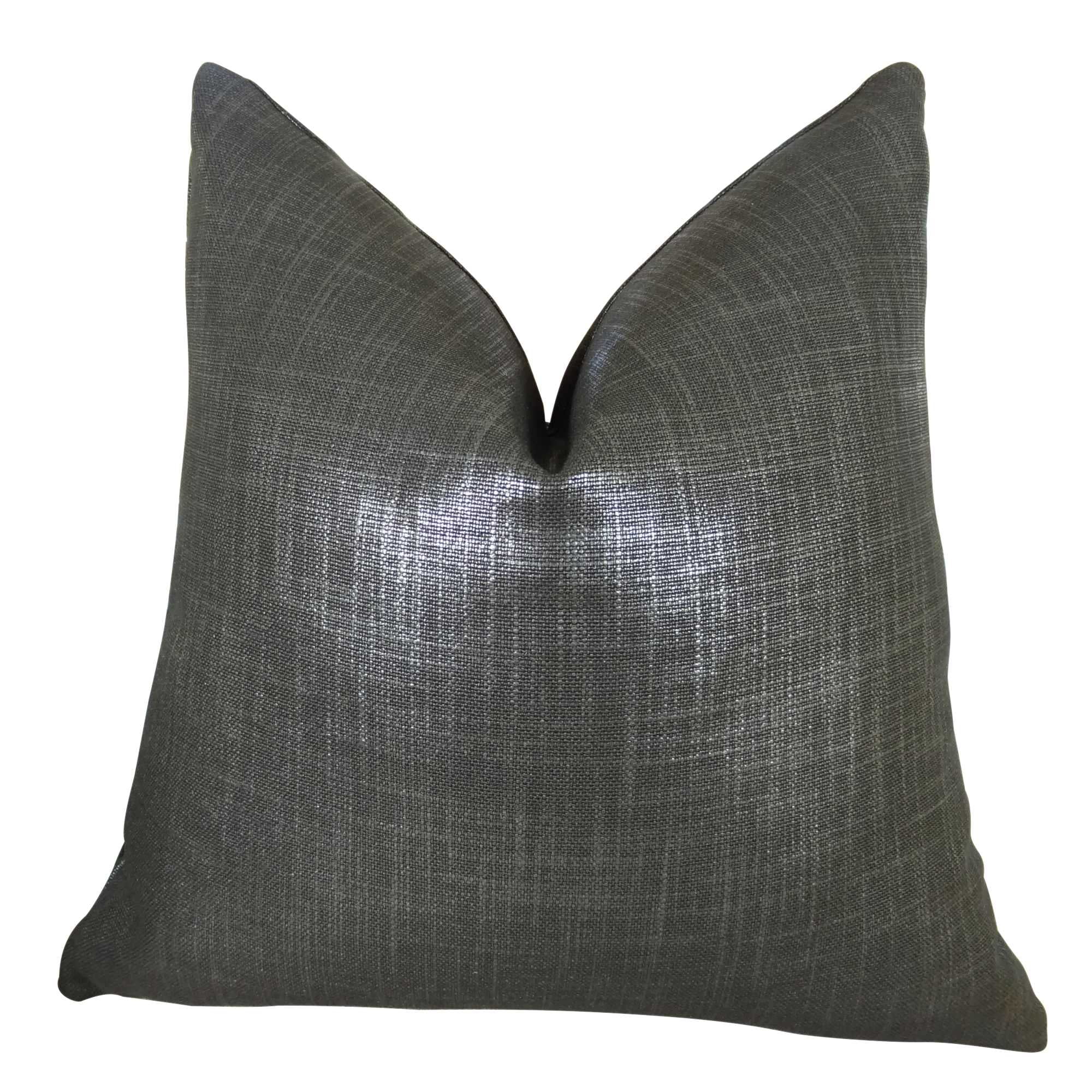 glazed linen throw pillow Shiny sammer pillow Metallic off white cotton cushion cover On sale Decorative cushion cover 30% off