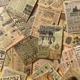 thumbnail image 4 of 35 Pieces Vintage Stickers for Scrapbooking,Vintage Newspaper Stickers for Journaling, Self Adhesive Decorative Sticker for DIY Arts, Cute Portable Sticker Book, 4 of 7