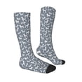 thumbnail image 3 of Fotbe Poodle Dog print Women's Men's Novelty Crew Socks Cotton Socks Knee High Socks for Walking,Running,Nurses,Pregnancy, 3 of 9