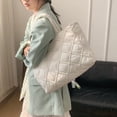 thumbnail image 3 of LinYooLi Quilted Tote Bag Puffer Bag Purse for Women Lightweight Quilted Bag Puffy Shoulder Bag Quilted Padded Handbag, 3 of 6