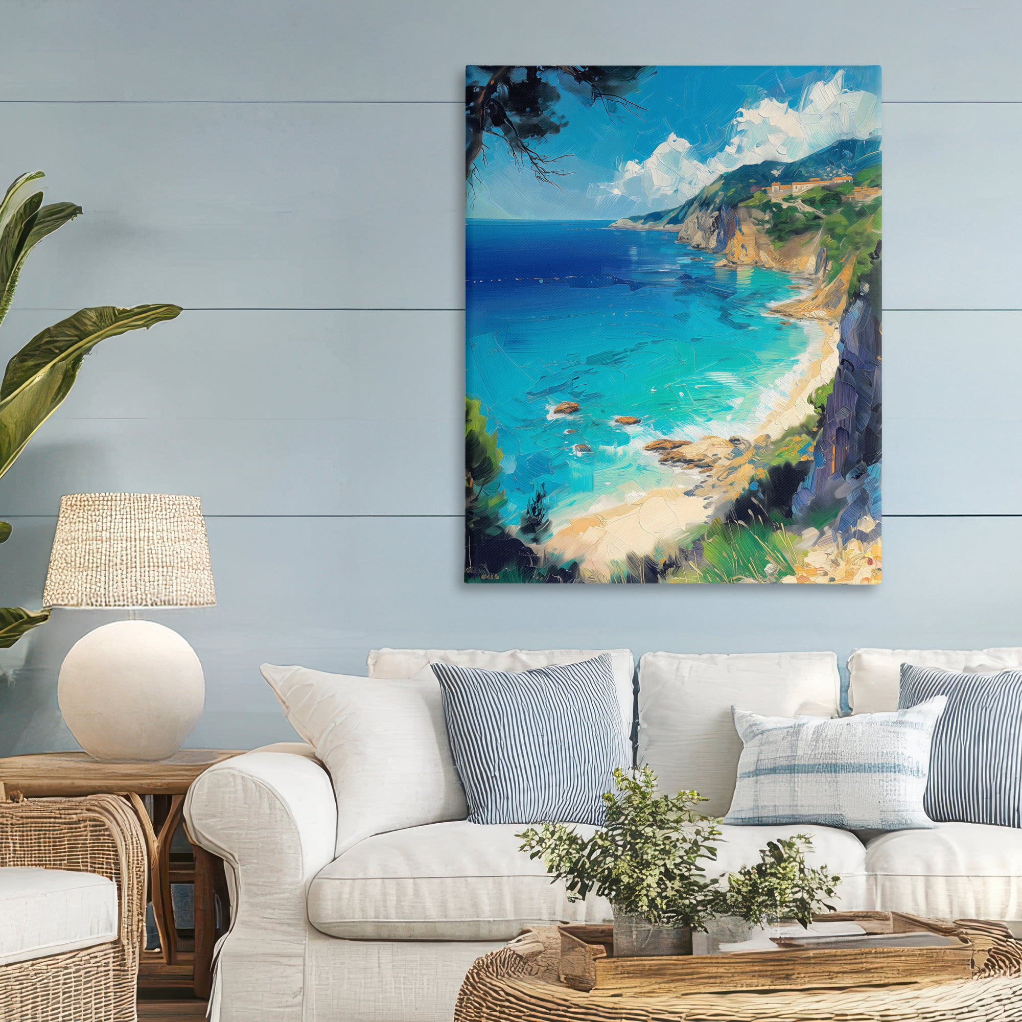 Stupell Industries View of Ocean Retreat Canvas Wall Art, design by Creative Studio