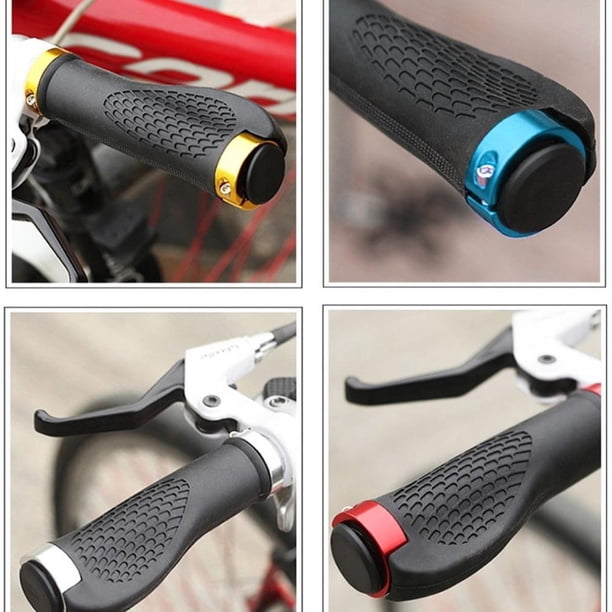 Empuñaduras de manillar de bicicleta de montaña MTB de goma ergonómicas con bloqueo de ciclismo Ndcxsfigh Accesorios para bicicletas