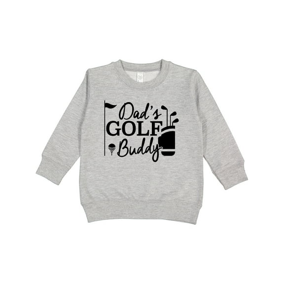 Inktastic Dad's Golf Buddy Toddler Sweatshirt