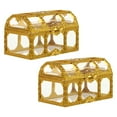 thumbnail image 1 of EeaseCA 2Pcs Treasure Box Shape Party Favor Boxes Candies Box Container Decorative Favor Boxes, 1 of 7