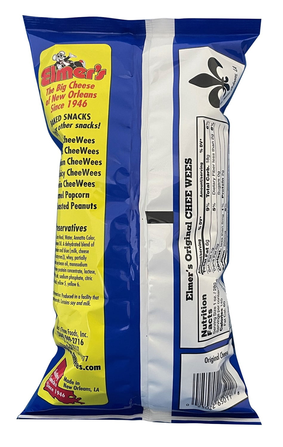 Elmer's Original Cheese Chee-Wees, 5.5 oz.