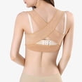 thumbnail image 2 of Defitshape Women's Chest Up Shapewear Back Fat Shaper Tops Post Surgery Breast Lifters Posture Corrector Bra Under Clothes Back Support Open Bust Tanks Nude X-Large, 2 of 4