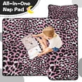 thumbnail image 4 of Pink and Black Of Leopard Print Toddler Nap Mats for Kids Preschool,Sleeping Mat Bag or Kids,Toddler Sleeping Bag,Toddler Nap Mat or Daycare, 4 of 6