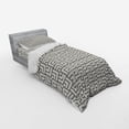 thumbnail image 2 of Ambesonne Modern Bedding Set 3 Pcs, Vintage Maze Lines, Twin, Sage Green and White, 2 of 2