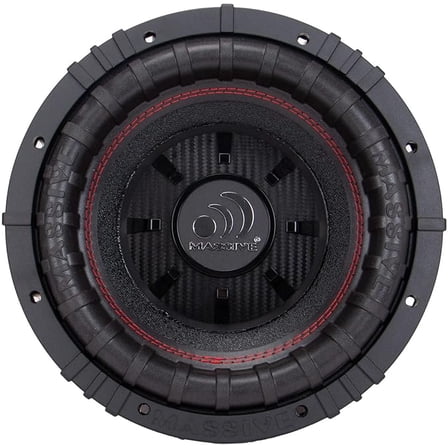 Massive Audio GTR104 10" Subwoofer, 800W RMS / 1500W Max, Dual 4 Ohm w/ Grill