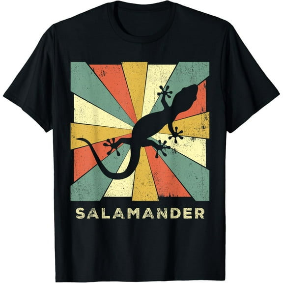 Playful Comfort Tee - Vintage Salamander Lover Retro Style Animal T-Shirt
