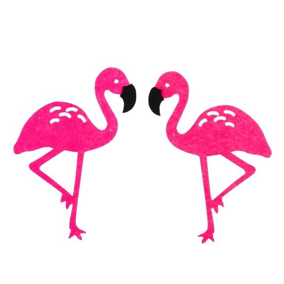 Toddmomy Hawaiian Themed Party Decorations Flamingo Shaped Bunting Eco Friendly Design