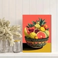 thumbnail image 2 of Vibrant Fruit Bowl Canvas Print, Perfect for Kitchen, Dining Room, Living Room, Home Office, Coffee Shop, 2 of 8