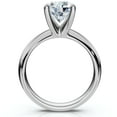 thumbnail image 3 of Pompeii Certified 2ct Lab Grown Diamond Thin Solitaire Engagement Ring 14k White Gold, 3 of 5
