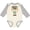 Natural and Heather, variant on Happy Pi Day Robot Math Class Boys or Girls Long Sleeve Baby Bodysuit