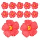 thumbnail image 3 of 15 piezas de hibisco hawaiano artificial realista, flores de imitación para fiestas, impresionantes decoraciones florales tropicales., 3 of 8