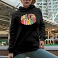 thumbnail image 2 of Born to Dance Retro Merch Gift Ideas for Dancers Black Hooded Sweatshirt or Hoodie, 2XL, 2 of 5