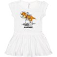 thumbnail image 3 of Inktastic Space Force Dinosaur Astronaut Girls Baby Dress, 3 of 5