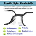 thumbnail image 4 of Gogcaro Adhesive Nose Pad, 20 Pairs Eyeglass Nose Pads Stick On Silicone Anti-Slip for Glasses Sunglasses Thin Nose Pads Eyeglasses Clear), 4 of 7