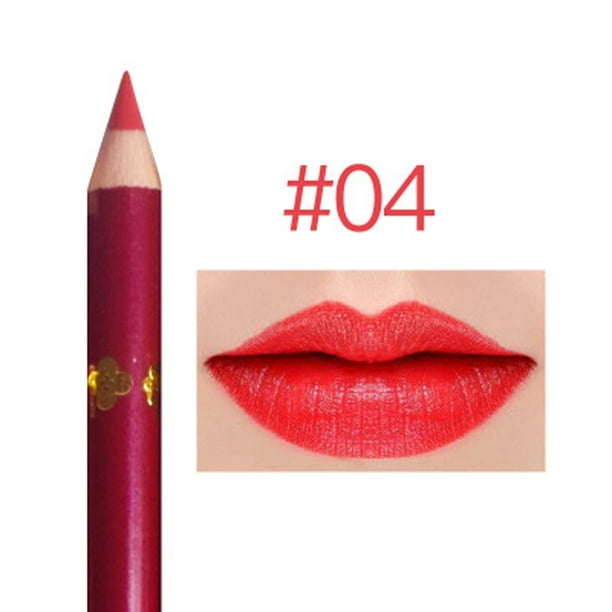 Xihbxyly Delineador de Labios Mate, Lápiz Labial Suave Aterciopelado, Maquillaje de Labios de Larga Duración, Contorno de Labios de Definición Clara, Uso Diario, Imprescindible para Maquillaje Femeni