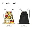 thumbnail image 5 of Kdxio Vehicles Print Drawstring Backpack Bag,Waterproof Draw String Back Sack, Gym Drawstring Bags Swim Bag For Unisex, 5 of 9