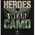 thumbnail image 2 of US Army Logo Heroes Wear Camo Eagle Men's Graphic T Shirt Tees Brisco Brands S, 2 of 4