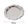 thumbnail image 4 of Bandeja para candelabro mayimx decorativa portátil 10cm plata, 4 of 9