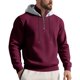 thumbnail image 5 of WILLBEST Sudadera con Capucha Pesada con Cremallera y Cuello Alto, Sudadera Cómoda para Uso Informal y Actividades Al Aire Libre. XGrande, 5 of 7