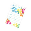 Luau Summer Party Invitations - Fill In Style (20 Count) With Envelopes