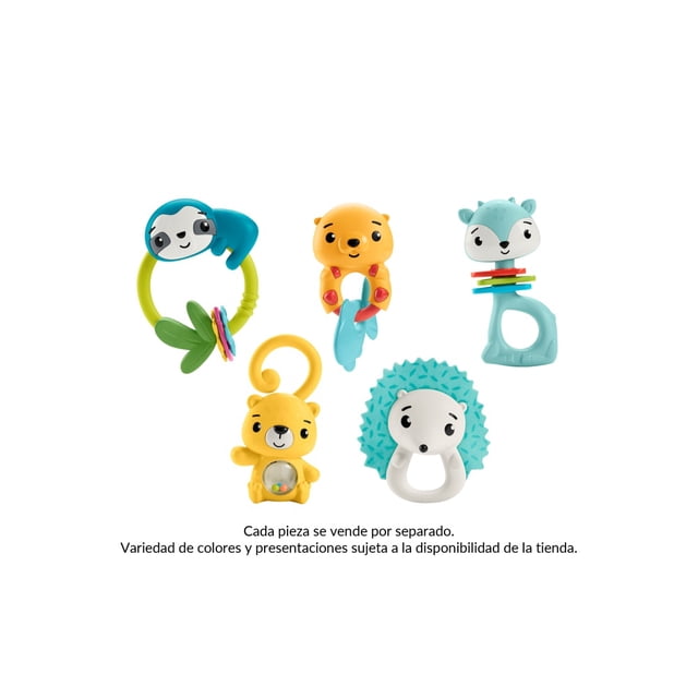 Sonaja para Bebés Fisher Price Sensimals Varios Modelos 1 Pieza