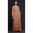thumbnail image 2 of Bimba Robe Maxi d'Été Décontractée pour Femmes en Georgette Mousse à Imprimé Floral de Roses et de Renoncules, Longue, Taille Élastique - Moyen, 2 of 5