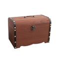 thumbnail image 5 of Spot Supply Hucha de Madera Vintage con Cambio de Hucha con Cerradura, Cofre del Tesoro, Hucha de Regalo, 5 of 5