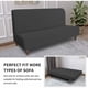 thumbnail image 3 of Elegante funda para futón: la tela altamente elástica garantiza un ajuste perfecto y la instalación sencilla hace que actualizar sus muebles sea muy sencillo., 3 of 5
