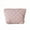 Pink, variant on syligr Quilted Makeup Pouch Cosmetic Bag Travel Organizer Portable Zippered Case for Toiletries Brushes Accessories Handbag Insert Mini Tote Multiple Colors Soft Material with Inner Compartments