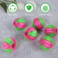 thumbnail image 5 of 6PCS Hair Catcher Balls Anti-winding Laundry Lint Remover Washing Balls Reusable Lint Remover Balls for Washing Machine, 5 of 5