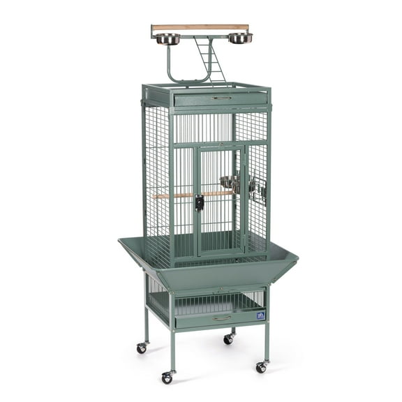 Prevue Pet Products Select Playtop Bird Home Cage in Sage Green 3151SAGE
