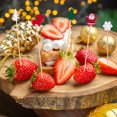 thumbnail image 5 of 50 piezas de palitos de fruta de Navidad para comida, Papá Noel, copo de nieve, árbol de Navidad, alce, palillo de dientes, suministros para fiestas de Navidad, Navidad Natal, Año Nuevo, 5 of 5