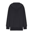 thumbnail image 5 of Ounisa Women's Oversized Essentials Hoodies Fleece Sweatshirts Fall Long Sleeve Solid Pullover with Pocket, 5 of 6