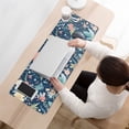 thumbnail image 3 of Long Mouse Pads for Desk,Pioneer Flower Floral Print Pattern Desk Mats on Top Of Desks, Desk Mouse Pad Extra Large with 3mm Non-Slip Base and Stitched Edge for Gaming,Office,Work,Home 31.5"x11.8", 3 of 6
