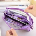 thumbnail image 6 of Large Capacity Pencil Case, Multifunctional Pen Holder, Travel Cosmetic Bag with Zipper Closure, Foldable Design for Office and Art Supplies Storage, 6 of 9