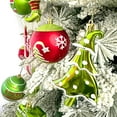 thumbnail image 4 of Christmas Decorations 3cm 24 Painted Matte Plastic Christmas Set Ornaments Pendant, 4 of 9