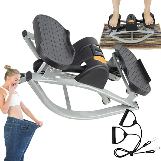 2025 New Rocking Stepper Side to Side for Women/Men,Compact The Rock Machine Steppers,Rocker Stepper for Knees Joints Legs Glutes Abs for Exercise at Home