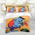 thumbnail image 5 of Deputy Dawg-themed Bed Sheet Set Three Piece Set Comfortable And Skin Friendly Unique Design Home Decor Gifts For Family Friends fans36x75Inches（90cm*190cm）, 5 of 6