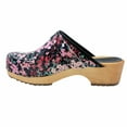 thumbnail image 3 of BJORK Maja Wood Printed Leather Clogs (Josse - EU40), 3 of 9